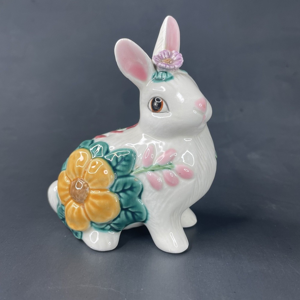 Vintage Fitz & Floyd SPRINGTIME BUNNY RABBIT Replacement Shaker 3 Hole